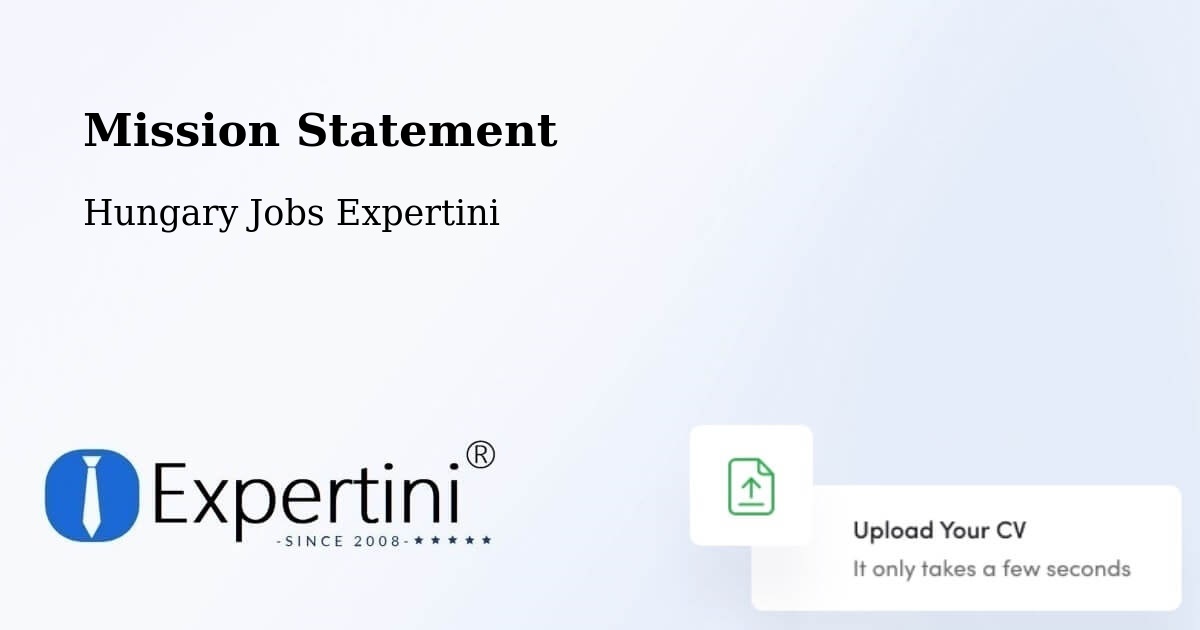Corporate Mission – Csurgó - Hungary Jobs Expertini